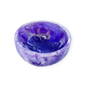 Swirl Resin Mini Bowls Lilac