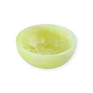 Kitchen: Swirl Resin Mini Bowls Lemon