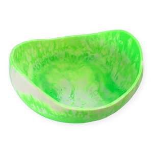Sculptural Resin Swirl Bowl Mint