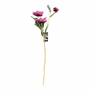 Faux Flowers Foliage: Faux Purple Winter Rose