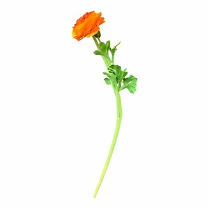 Faux Flowers Foliage: Faux Orange Ranunculus Flower