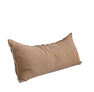Hale Mercantile Luxury Linen: Flocca Brun Body Pillowcase