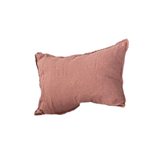 Flocca Rosa Linen Pillowcase