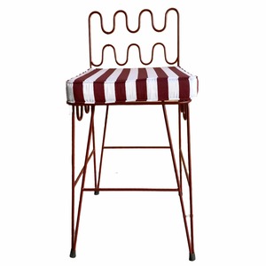 Terrace Dining Chair In Red Stripe