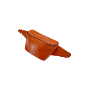 The Little & Fox Leather Bum Bag Tangerine