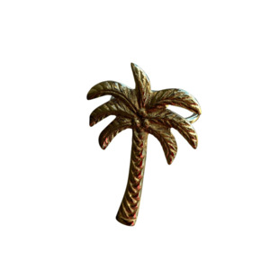 Napkins: Brass Palm Tree Napkin Ring
