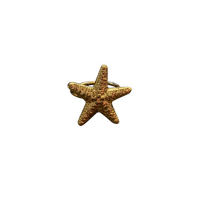 Brass Starfish Napkin Ring