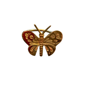 Brass Butterfly Napkin Ring