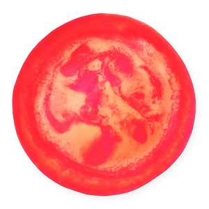 Super Large Resin Swirl Platter Flamingo