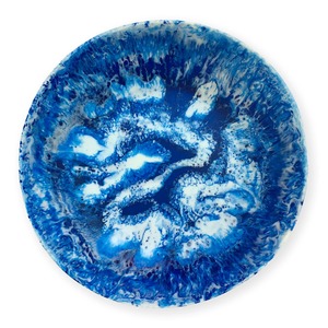 Resin: Large Resin Swirl Bowl Ice Berg