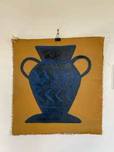 Robyn Fleet: Blue Vessel I – Original Oil on Canvas (2025)