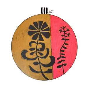 Golden Bloom Wall Art