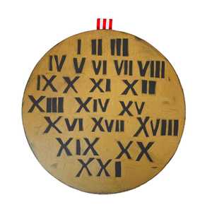Marcia Scott: Brown Roman Numerals Wall Art