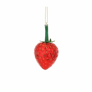 Christmas Decorations: Strawberry Glass Bauble