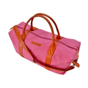 The Little & Fox Weekender Deep Pink with Scarlet