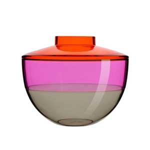 Kartell: Shibuya Vase Orange Fuchsia and Grey
