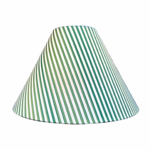Lighting: Green Stripe 20" Cone Lampshade