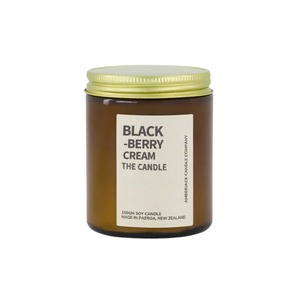 Amberjack: Blackberry Cream Soy Candle Small