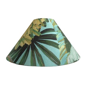 Lighting: La Palma Tropical 20" Cone Lampshade