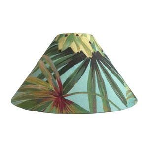 La Palma Aqua 20" Cone Lampshade
