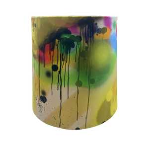 Lighting: Graffiti Allover 14" Cone Lampshade