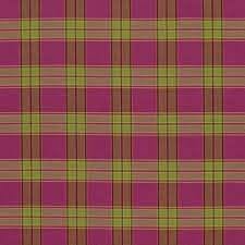 Samburu Plaid Fuschia Fabric