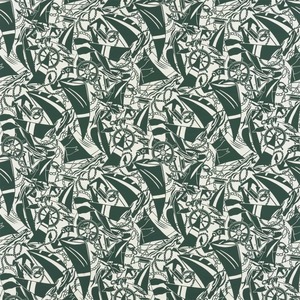 Ralph Lauren: Boatyard Racing Green Outdoor Fabric
