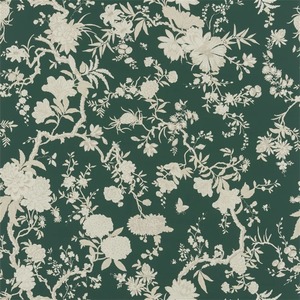 Ralph Lauren: Tea House Floral Green Outdoor Fabric