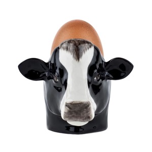Quail Ceramics: Friesian Cow Egg Cup