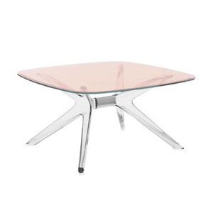 Kartell: Pink Top Blast Square Side Table