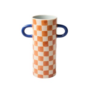 Dinnerware: Griffe Tan Check Bud Vase