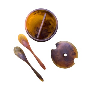 Amber Resin Salt & Seasoning Cellar