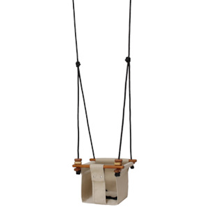 Swings: Solvej | Baby & Toddler Swing - Soft Linen