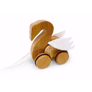 Push Pull: Kinderfeets | Bamboo Push & Pull - Swan