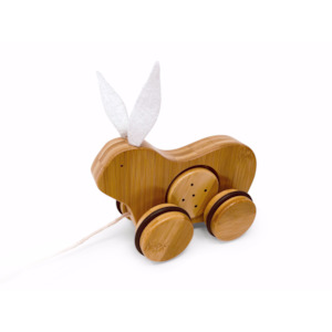 Push Pull: Kinderfeets | Bamboo Push & Pull - Rabbit