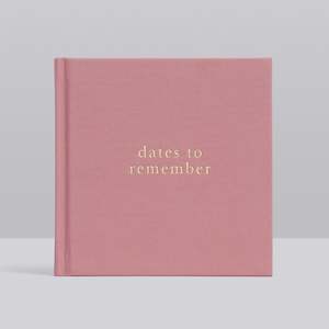 Write to Me | Dates to Remember Journal - Blush