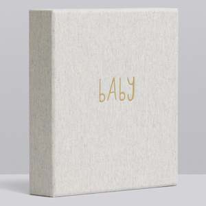 Record Books Journals: Write to Me | Baby. The First Year - Grey