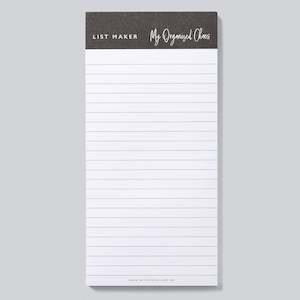 Record Books Journals: Write to Me | List Maker. My Organised Chaos