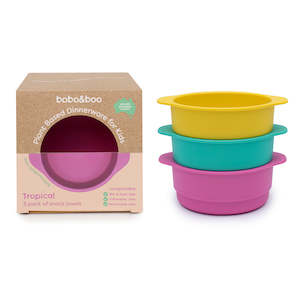 bobo & boo | Plant Based Snack Bowl Set - Tropical