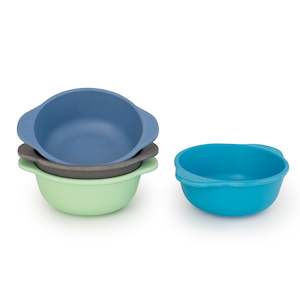 Bowls: bobo & boo | Snack Bowl Set - Coastal 4pk