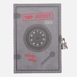 Diaries Journals: Tiger Tribe | Lockable Diary - Top Secret