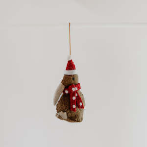 Decorations: Pashom | Hanging Decoration - Kiwi with Hat & Scarf