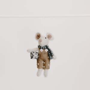 Decorations: Pashom | Hanging Decoration - Natural Mouse Boy