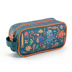 Pencil Cases: Djeco | Funny Fishes Pencil Case