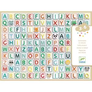 Djeco | Puffy Stickers - Alphabet