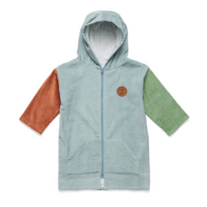 Crywolf | Everywhere Zip-Up Towel - Ocean Colour Block