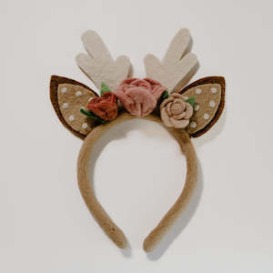 Pashom: Pashom - Reindeer Headband - Floral