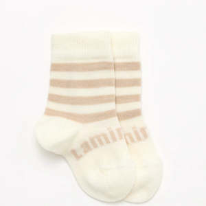 Winter Essentials: Lamington | Merino Baby Socks - Squirrel