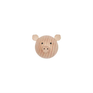 Oyoy: OYOY | Wooden Mini Hook - Pig