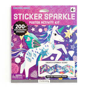 Mud Puppy | Sticker Sparkle Poster Activity Kit - Unicorn Magic